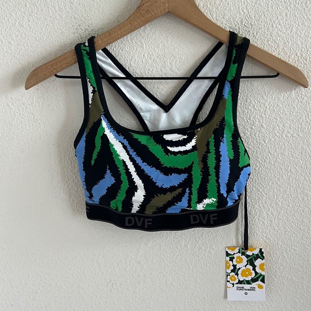 NWT Diane Von Furtenberg X Target Collab Sports Bra Pull On XXS
